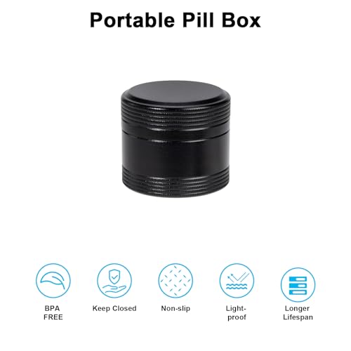 Metal Pill Box for Purse