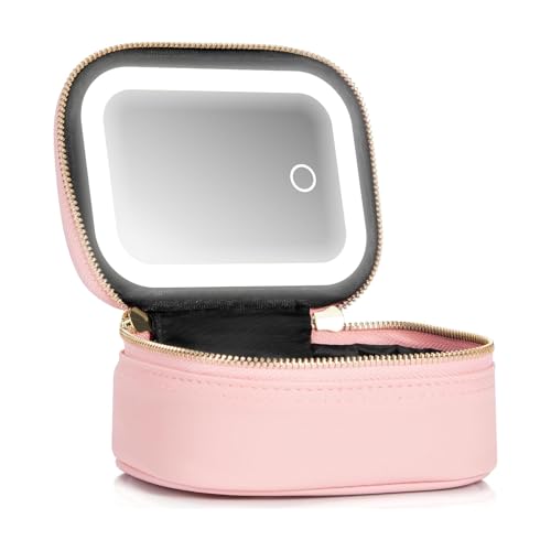 Mini Makeup Bag with Led Mirror
