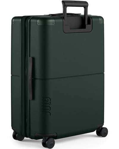 Checked Expandable Suitcase