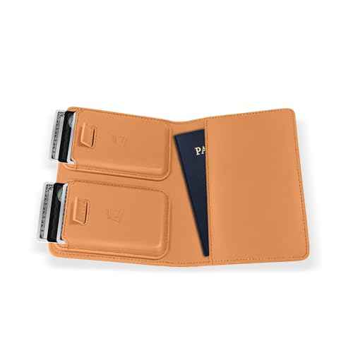 Passport Wallet with AirTag Holder