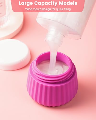 4 Pack Travel Size Silicone Jars (4 Count)