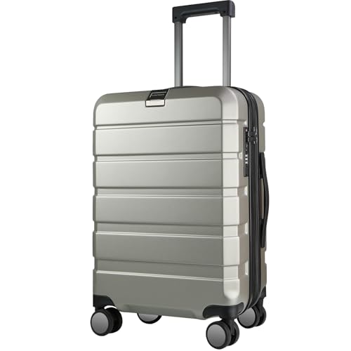 Hardside Expandable Carry On Luggage with Spinner Wheels & Built