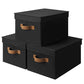 Fabric Storage Bins with Lids (3 Count)