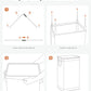 100L Laundry Hamper with Lid
