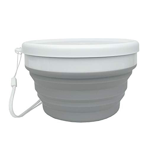 Silicone Collapsible Food Storage Containers with Lids Collapsible Containers Ideal for Travel and Camping