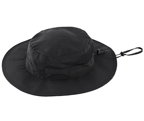 UPF 50+ Sun Protection Hat for Women Ladies Sun Hat Quick Dry Summer Beach Hats Foldable Outdoor Safari Hats Black