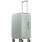 Zipperless Carry On Luggage Airline Approved with Aluminum Frame
