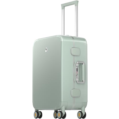 Zipperless Carry On Luggage Airline Approved with Aluminum Frame