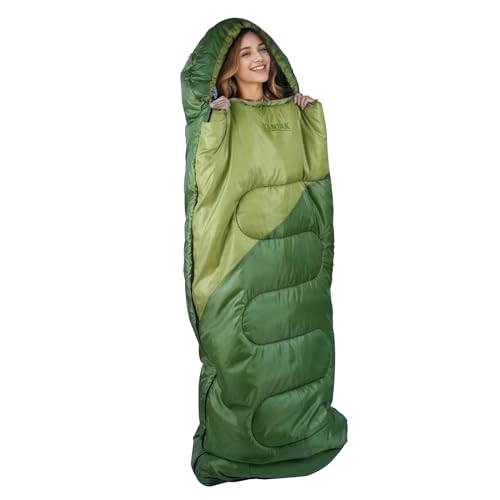 Sleeping Bags for Adults Backpacking Lightweight Waterproof Cold Weather Sleeping Bag for Girls Boys Mens for Warm Camping Hiking Outdoor Travel Hunting with Compression Bags
