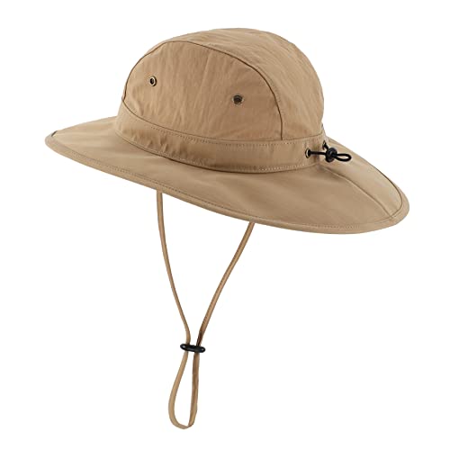 Summer UPF 50+ Men's Bucket Sun Hat Wide Brim Fishing Hat Safari Hat