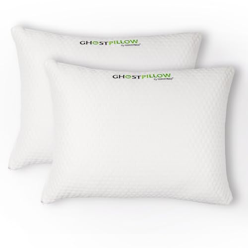 Shredded Memory Foam Pillow with Adjustable Gel and Cooling Breathable Cover (2 Count)