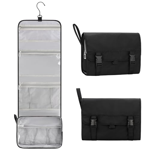 Travel Hanging Toiletry Bag for Men Women Travel Kit Shaving Bag