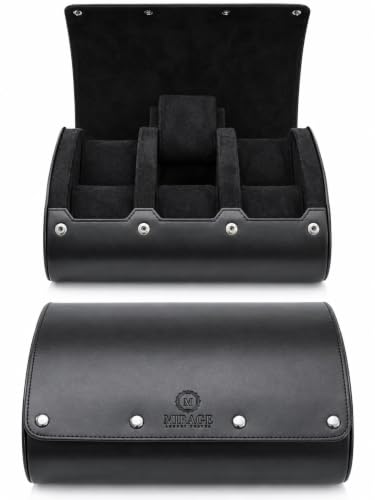 Watch Travel Case for Men Watch Roll for Travel Organizer and Display Watch Case (23 Count)