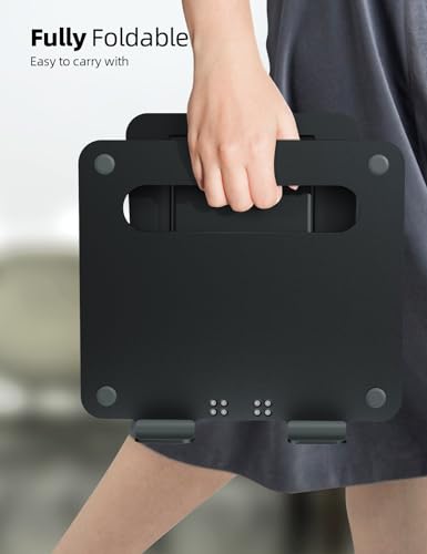 Pull Out Height Adjustable Laptop Stand for Desk