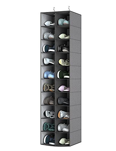 20 Sections Hanging Shoe Organizer for Closet