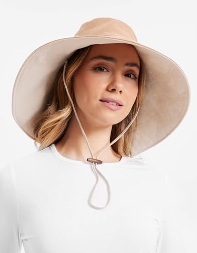 Women's Ultra Wide Cotton Linen Hat UPF 50+