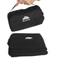 Ultra Compact Travel Blanket Pillow Airplane Warm Portable Black