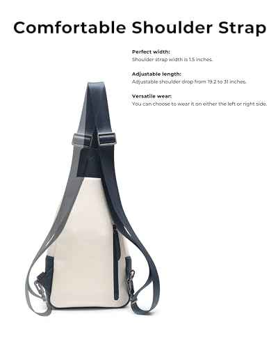 Large Sling Bag for Women Crossbody Purse Leather Fashionable Trendy Chest Bag for Travel