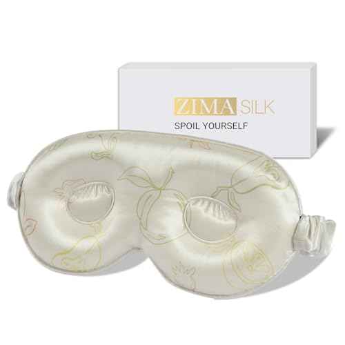 Adjustable 22 Momme 100% Pure Mulberry Silk Sleep Mask