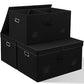 75 Quarts Extra Large Decorative Storage Bins with Lids (3 Count)