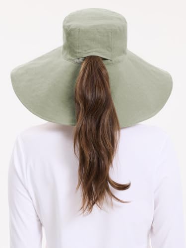 Ultra Wide Cotton Linen Hat