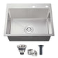 24×18 Inch Drop in Kitchen Sink
