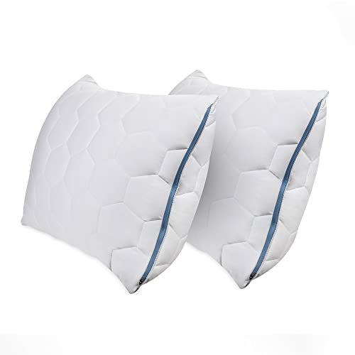 Down Alternative Back and Stomach Sleeper Cooling Pillow