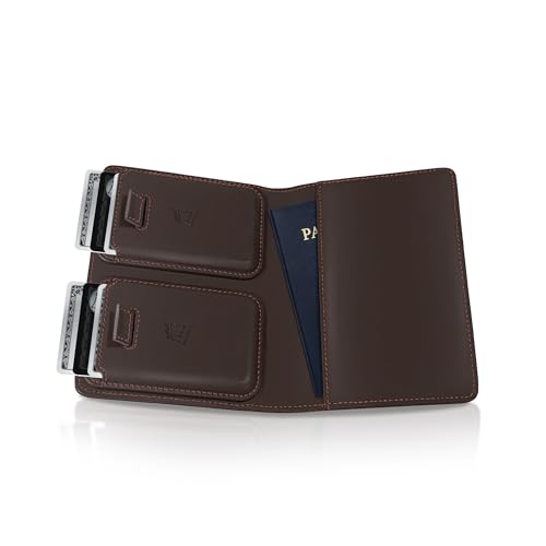 Passport Wallet with AirTag Holder