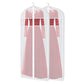 Long Dress Garment Bags for Storage Clear Coat Cover Bag 60 in