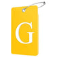 2 Pack Initial Luggage Tags for Suitcases Airplane Travel Essentials (2 Count)