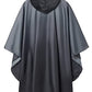 Adults Rain Poncho Waterproof Raincoat Women Gradient Hood with Pocket