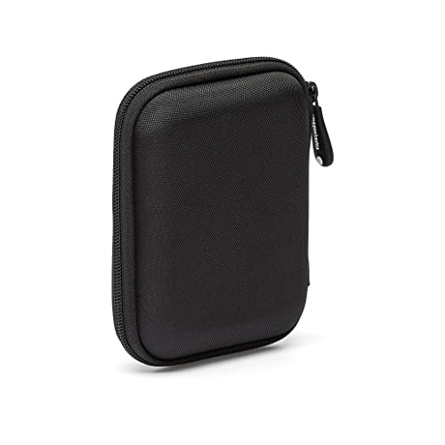 Small Hard Shell Portable External Hard Drive Carrying Case with Mesh Pocket for My Passport Essential