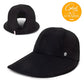 Womens Sunblocker UPF 50 Wide Brim Ponytail Sun Hat