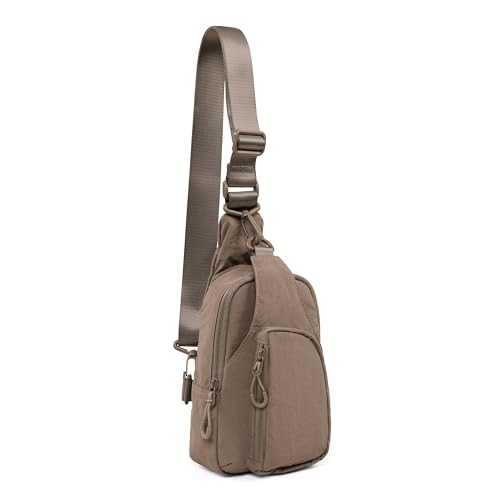 Sling Bag with Adjustable Straps Crossbody Chest Bag Lightweight Small Backpack for Casual Outdoor Traveling Hiking