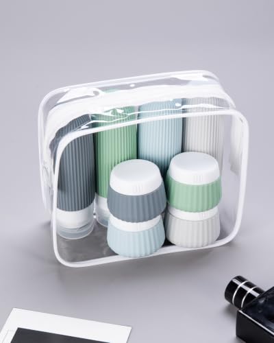 Travel Bottles for Toiletries 8 Pack (8 Count)