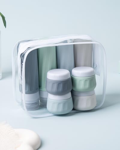 Travel Bottles for Toiletries 8 Pack (8 Count)