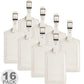 16 Pack Luggage Tags Faux Leather for Suitcases Travel Bag Labels with Protection Cover ID (16 Count)