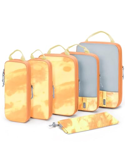 6 Set Compression Packing Cubes for Travel (6 Count)