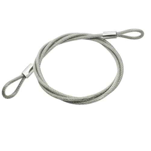 5FT 6mm Stainless Steel Security Cable Lock (5 Foot)