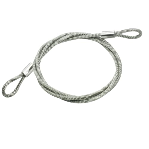 8FT 6mm Stainless Steel Security Cable Lock (8 Foot)
