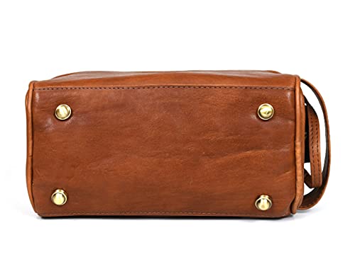 Leather Toiletry Bag for Men