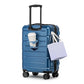 Carry On Luggage 22x14x9 Airline Approved Expandable Hardshell 20 Inch Luggage with TSA Lock Carry On Suitcase with Wheels Small Travel Rolling Luggage with Cup Holder for Women Men Lt Blue