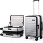 Top Opening Expandable Carry On Suitcase