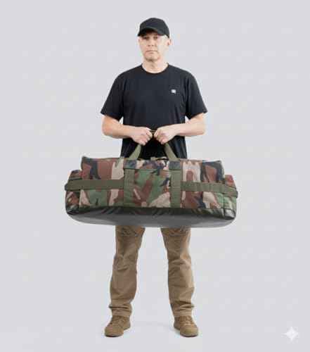 Large Military Duffle Bag Backpack Tactical Field Gear Equipment Duffel Bag Army Deployment Bag 85L