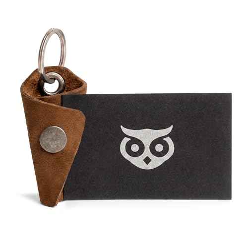 Full Grain Leather Wrap Keychain