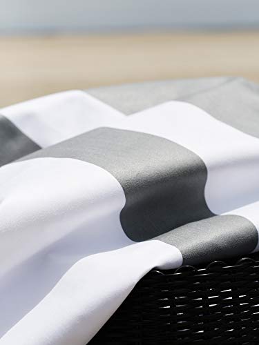 Gray Microfiber Beach Towel by Laguna Beach Textile Co