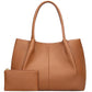 Tote Bag for Women Vegan Leather Shoulder Purse Trendy Travel Bag