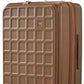 Expandable Top Opening 28 Inch Checked Luggage with Spinner Wheels