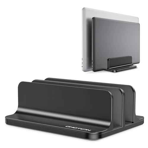 Dual Vertical Desk Laptop Stand Holder
