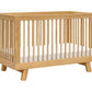 Hudson 3-in-1 Convertible Baby Crib, Honey